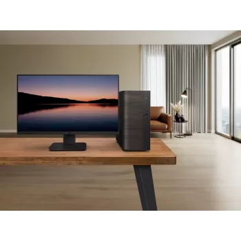 ASUS V700 Mini Tower VM701MG-OR7445039W Copilot+ PC, AMD Ryzen AI 7 445, 16GB DDR5, 512GB SSD, Windows 11 Home, negro con detalle en madera