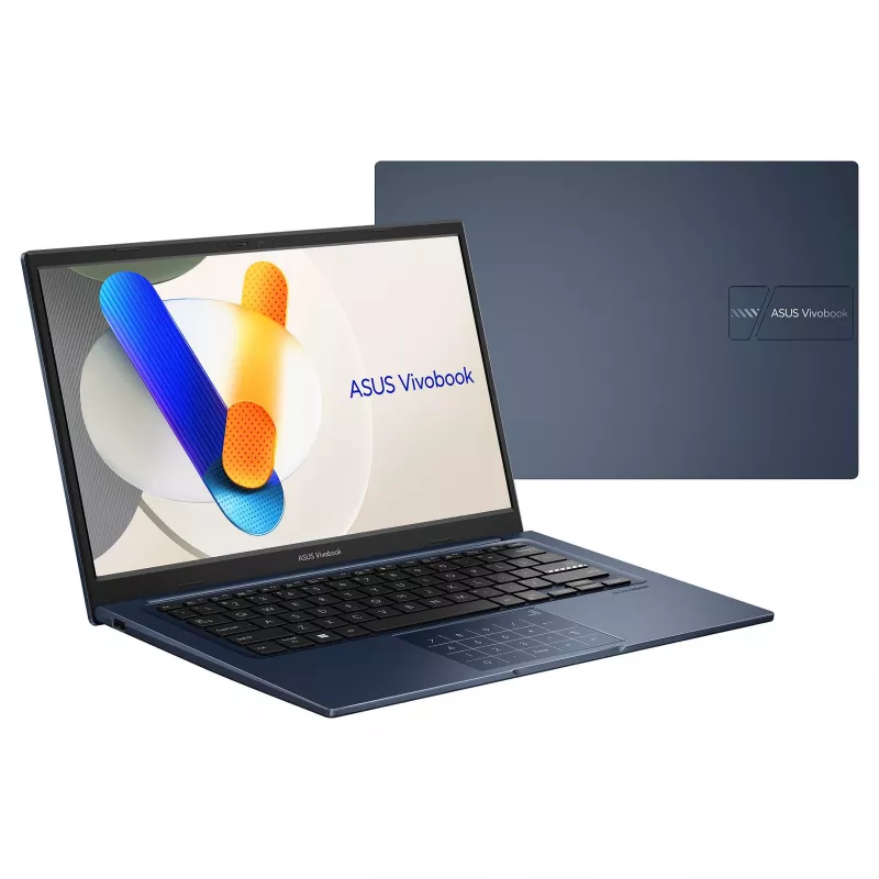 ASUS Vivobook 14 X1404VA-DISEB2213W Portátil, 14 pulgadas Full HD IPS, Intel Core 3 100U, 8GB DDR5, 256GB SSD, Windows 11 Home, teclado AZERTY francés