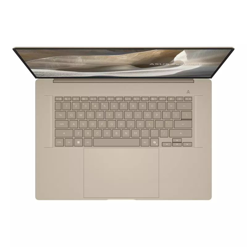 ASUS Zenbook A16 UX3607OA-SQ024X Portátil 2 en 1, 16 inch OLED 3K táctil, Snapdragon X2 Elite Extreme, 48GB RAM, 1TB SSD, Windows 11 Pro, Beige