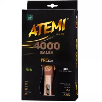 Atemi 4000 Palas de tenis de mesa balsa anatómicas