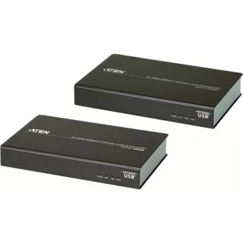 ATEN VE813A Extensor de vídeo/audio/USB HDBaseT (transmisor y receptor), hasta 100 m
