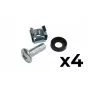 ATTE ADD-RACKMNT set de tornillos de montaje en rack M6 – 4 uds. con tuercas jaula y arandelas