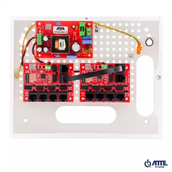 ATTE IP-9-11-E Set para hasta 9 cámaras IP Switch PoE 9P+1UP