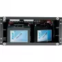 ATTE IPUPS-8-20-R5U0 switch PoE de 10 puertos para rack con 8 puertos PoE y 2 uplinks Gigabit, presupuesto de 120W