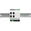 ATTE SWPS-4-11-DIN4 Switch industrial PoE+ de 4 puertos con fuente de alimentación integrada, montaje en carril DIN, presupuesto 60W