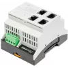 ATTE SWPS-4-11-DIN4 Switch industrial PoE+ de 4 puertos con fuente de alimentación integrada, montaje en carril DIN, presupuesto 60W
