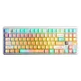 AULA Gasket F87 Pro V2 Orange Soda Kailh Meteorite Ice Cream Teclado mecánico RGB