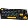 AULA Gasket F87 Thunder Black GrayWood Teclado RGB