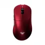 AULA SC900 Pro Red ratón - ratón gaming inalámbrico tri-modo con sensor PAW3395, 26000 DPI, RGB, 75g