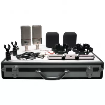 Austrian Audio OC818 Dual Set Plus - Pareja de micrófonos de condensador de gran diafragma