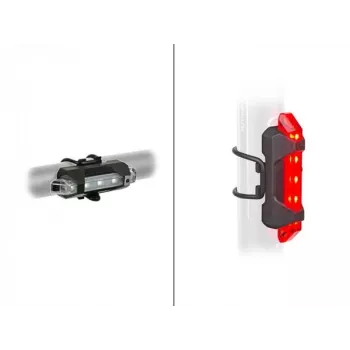 Author A-Stake Mini Set de luces para bicicleta USB recargables