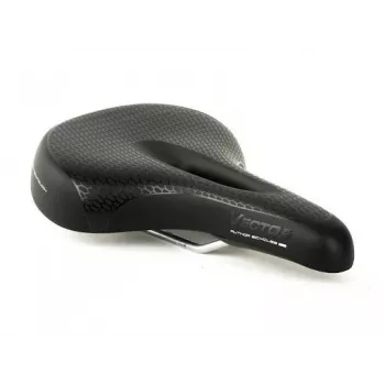 Author ASD Vector ERGO GEL Sillín de bicicleta de vacío, Negro