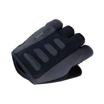 Author Guantes de ciclismo deportivos Gel para hombre (dedos cortos) – XL, gris/negro
