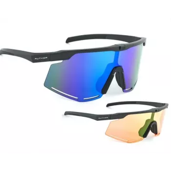 Author Gafas de sol ZX8 Orange 65 & BlueRevo 13, gris mate