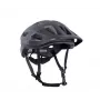 Author Vento InMold LED USB Casco de bicicleta, Gris/Negro, 52-55 cm