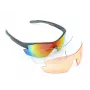 Gafas de sol deportivas Author Vision LX S!BRIGHT Orange 65 & BlueRevo 13 (gris mate)