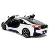 Coche R/C BMW i8 Rastar 1:14 blanco con puertas automáticas