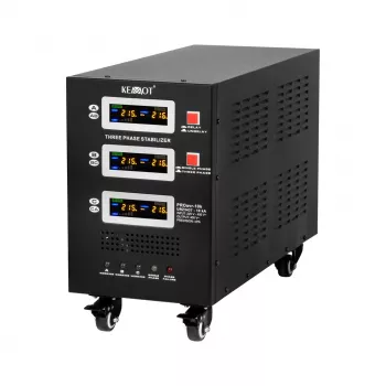 Estabilizador de tensión trifásico automático KEMOT PROavr-10k 10 kVA