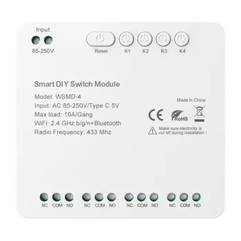 AVATTO WSMD-4 250V Módulo de interruptor inteligente