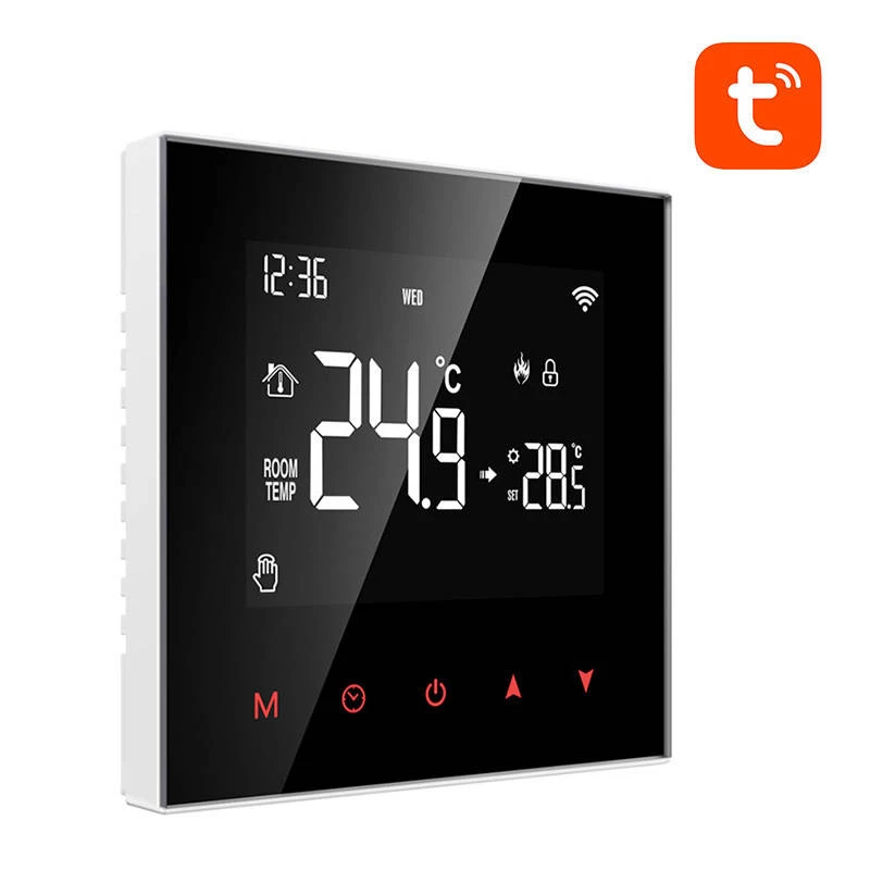 AVATTO WT100 3A Termostato inteligente Wi-Fi para caldera TUYA