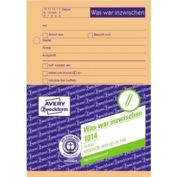 Avery 1014 Etiquetas de dirección blancas, 70 x 37 mm, 1600 etiquetas, A4, 16 por hoja, adhesivo permanente, papel, mate