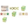 AVERY ZDesign Pegatinas navideñas en rollo, formas de letras, film transparente en relieve, 100 pegatinas 56825