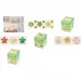 AVERY ZDesign Pegatinas navideñas en rollo, formas de letras, film transparente en relieve, 100 pegatinas 56825
