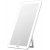 Espejo de maquillaje rectangular blanco de pie Avide ABLDL-M-3.5W-AE con iluminación LED, 3,5 W, recargable por USB