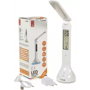 Avide lámpara de escritorio LED RGB calendario blanca 4W 250lm