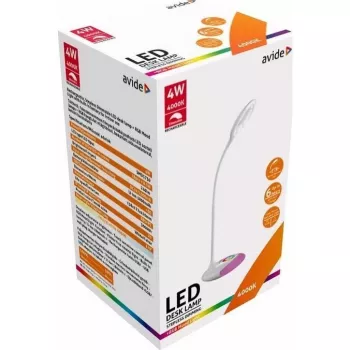 Avide lámpara de mesa LED RGB blanca 4W 250lm