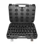 AWTOOLS juego de vasos de impacto 1/2 inch 40 piezas cortos y largos Black Line
