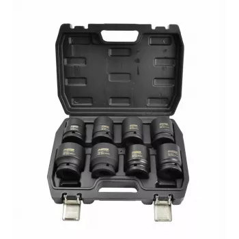 Juego de vasos de impacto AWTOOLS Black Line 3/4