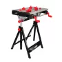 AWTOOLS Banco de trabajo de altura ajustable 77-107 cm 120x60 cm 150 kg