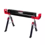 AWTOOLS Caballete de sierra ajustable longitud 98-115.5 cm altura 62-82 cm