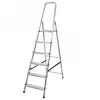 Escalera de aluminio AWTOOLS 6 peldaños 150 kg