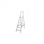 Escalera de aluminio AWTOOLS 6 peldaños 150 kg