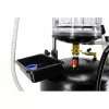 AWTOOLS AW10415BL Bomba de aceite rotativa manual para bidones de 200L, 20 L/min, hierro fundido, tubo de aspiración telescópico, 2 inch BSP