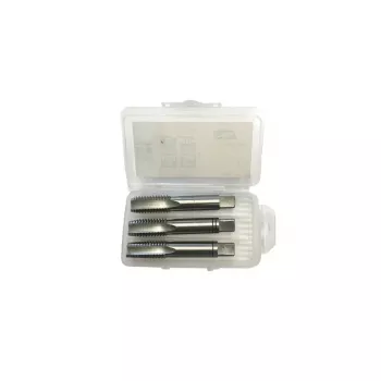 Juego de machos métricos AWTOOLS AW20266 de 20 piezas M3-M12 | Kit de roscado HSS con llaves ajustables, galga de roscas y maletín