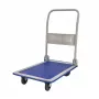 AWTOOLS AW23200 Carretilla de jardín basculante 100L 4 ruedas con neumáticos, 250 kg de carga, chasis de acero, negro/verde