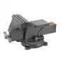 Tornillo de banco con base giratoria AWTOOLS AW24207 100mm Hierro fundido con yunque