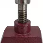 AWTOOLS AW24307 Tornillo de banco 100 mm de ancho de mordaza hierro fundido base fija con yunque