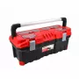 AWTOOLS AW30514 caja de almacenamiento con 14 compartimentos, tapa transparente y separadores extraíbles