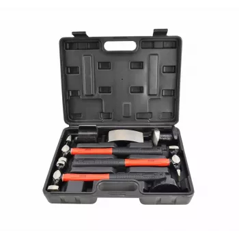AWTOOLS AW32269BL martillo de mecánico de 1000 g con mango de fibra de vidrio y boca cruzada, negro