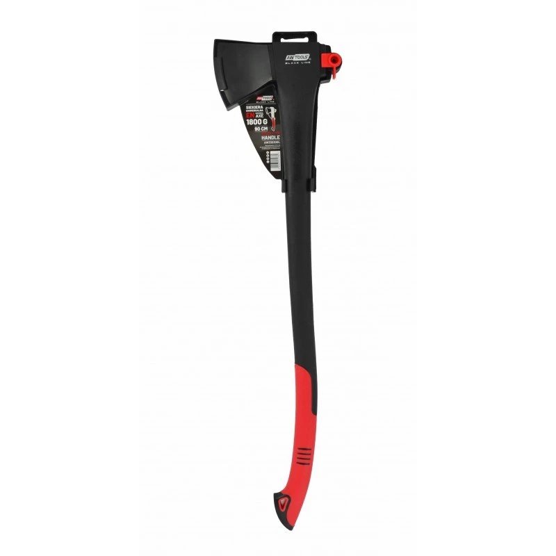AWTOOLS AW33030BL Hacha de partir 900 mm, 2,5 kg cabeza, mango de fibra de vidrio