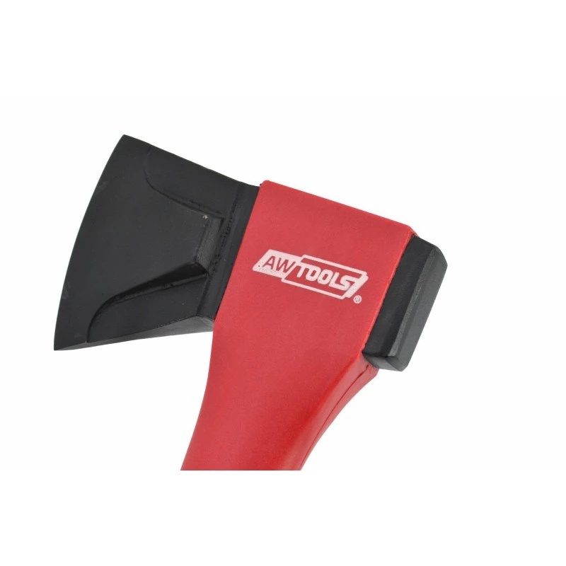 AWTOOLS AW33035BL Hacha universal 600g cabeza de acero de alto carbono, mango de fibra de vidrio, 360mm, azul/negra