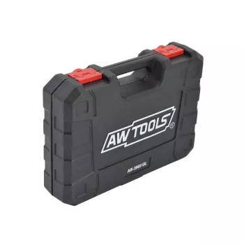 AWTOOLS AW38691BL juego de vasos de 171 piezas con accionamiento 1/4 pulgadas, 3/8 pulgadas, 1/2 pulgadas, carracas, extensiones, puntas y maletín de plástico
