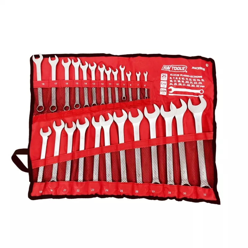 AWTOOLS AW39818 llave combinada 18 mm acero cromo-vanadio