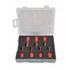 AWTOOLS AW47307 Juego de 7 brocas helicoidales HSS DIN 338 – 2-10 mm para metal, madera y plástico