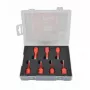 AWTOOLS AW47307 Juego de 7 brocas helicoidales HSS DIN 338 – 2-10 mm para metal, madera y plástico
