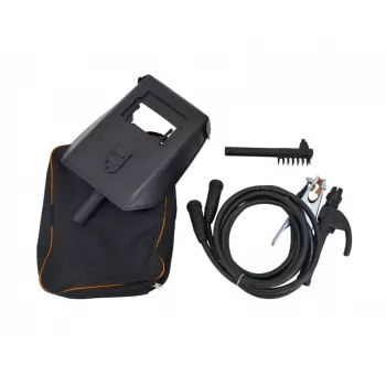 AWTOOLS AW50507BL Casco de soldadura automático oscuro con célula solar y batería de litio, sombra 9-13, campo de visión 92x42mm